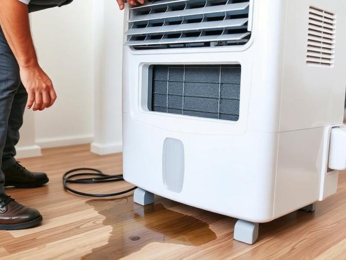 Water leakage fix — air cooler repair by verified HomeFix technicians in Hyderabad, starting at ₹349