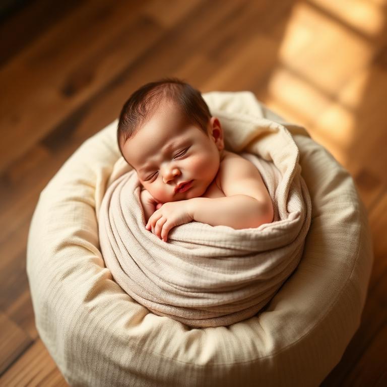 Newborn shoot (home / studio) in Hyderabad