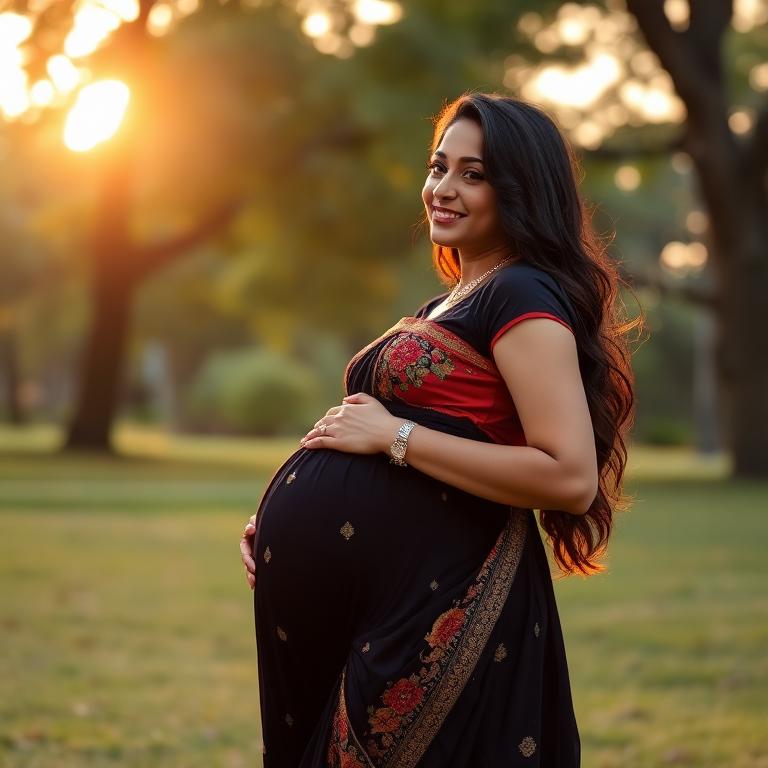 Outdoor maternity photoshoot in Hyderabad