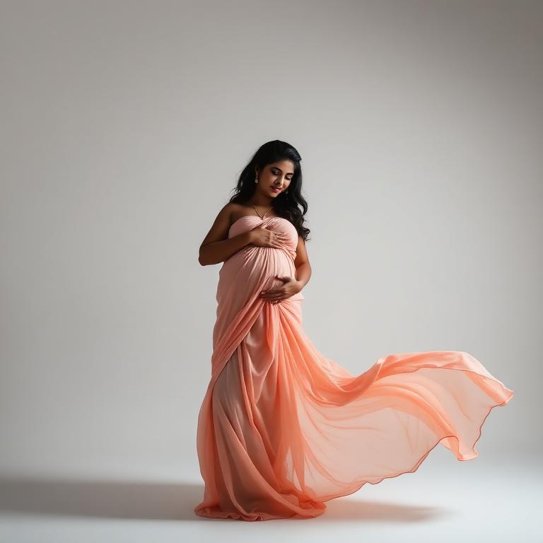 Studio maternity photoshoot in Hyderabad