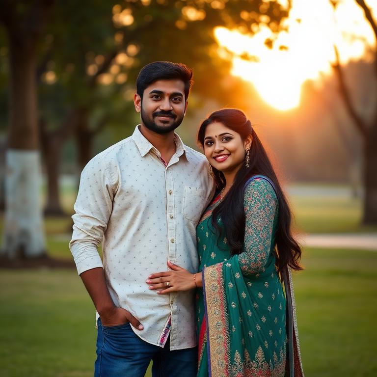 Half-day outdoor pre-wedding shoot in Hyderabad