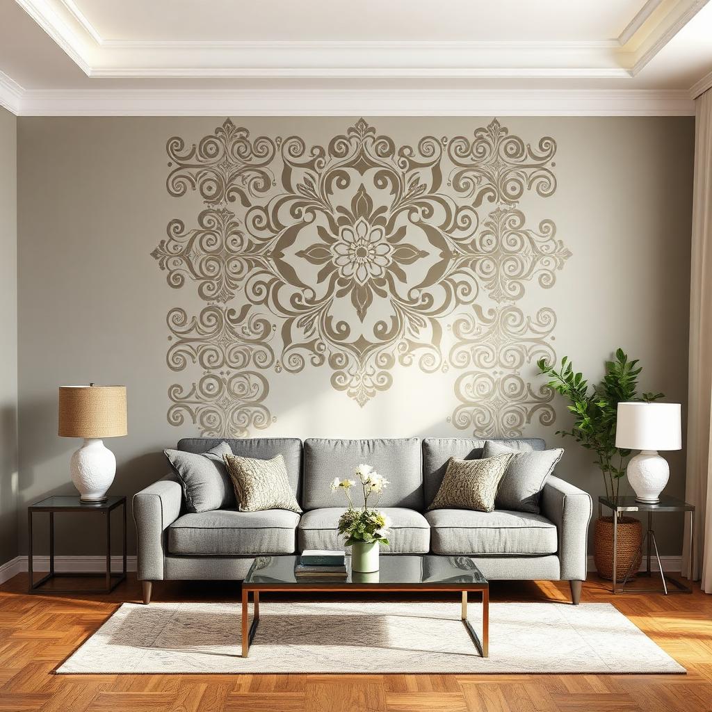 Stencil design wall in Hyderabad